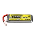 Tattu 300mAh 3.8V 95C 1S1P HV Lipo Battery Pack with BT 2.0 plug