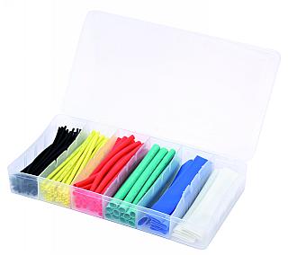 Schrumpfschlauch Set 100-teilig, versch. Farben, 10cm lang