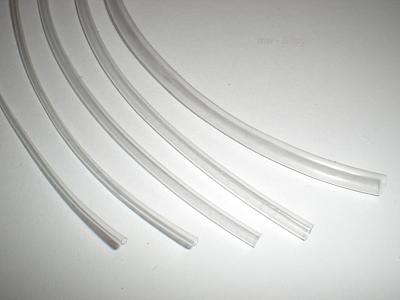 Schrumpfschlauch 8 mm transparent lose, 1 m, polyolefin, selbst verlöschend, Rate 3:1