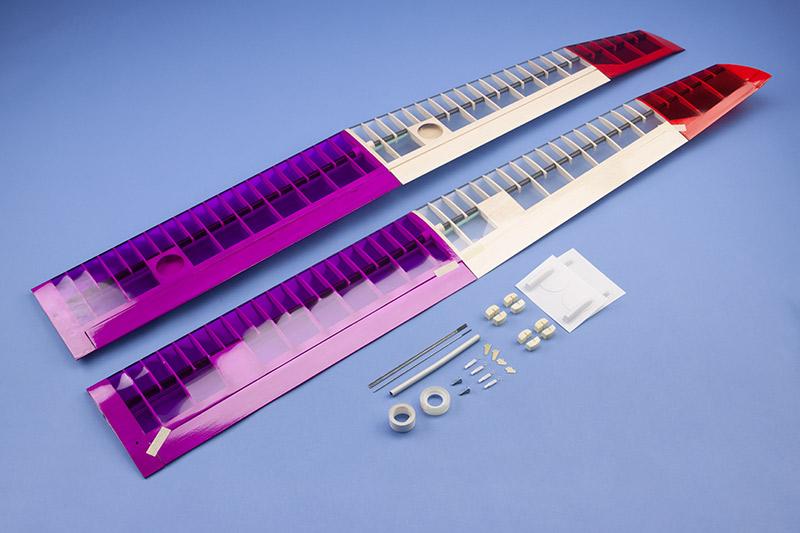 Marabu 2,75m Flügel ARF Violet/Rot/Transparent