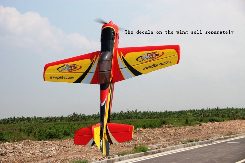 Pilot Rc Yak55 107  rot-gelb-weiß (CF01)