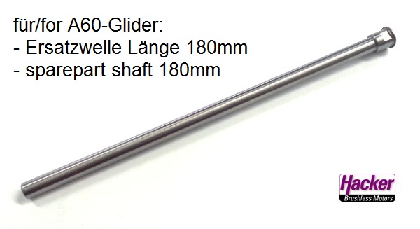 Welle für A60-L-Glider (180mm)