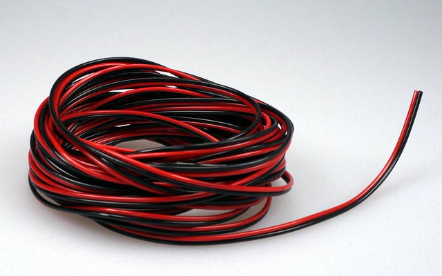 Zwillingslitze 0,14mm², 5m