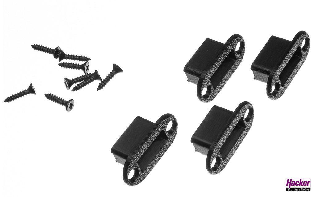 Einbaurahmen für MPX-Stecker 6-polig, 4 Stk.