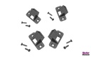 Einbaurahmen für MPX-Stecker 6-polig 30° liegend, 4 Stk.