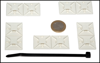 Sockel selbstklebend, bis 5mm, 10 St.