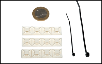Sockel selbstklebend, bis 3mm, 12 St.