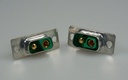 D-Sub-Verbinder 2polig, Stecker & Buchse