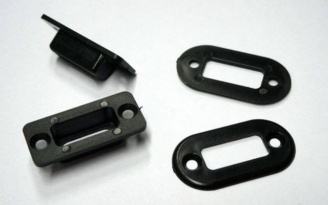 MPX Gehäuse + Blende, schwarz, 4 St.