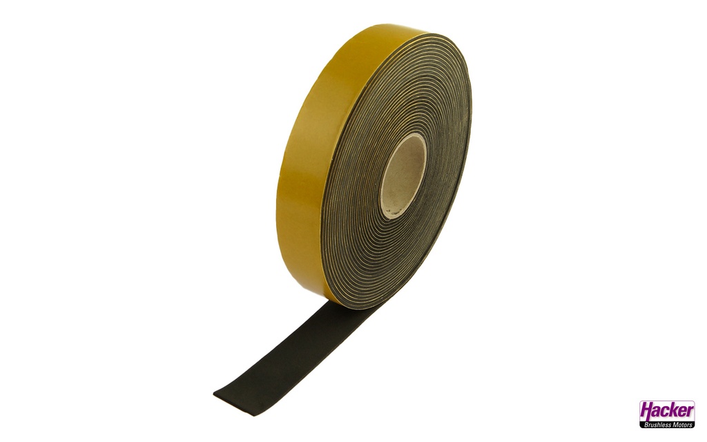 Antirutsch-Moosgummistreifen 30 x 2 mm - 10 Meter-Rolle