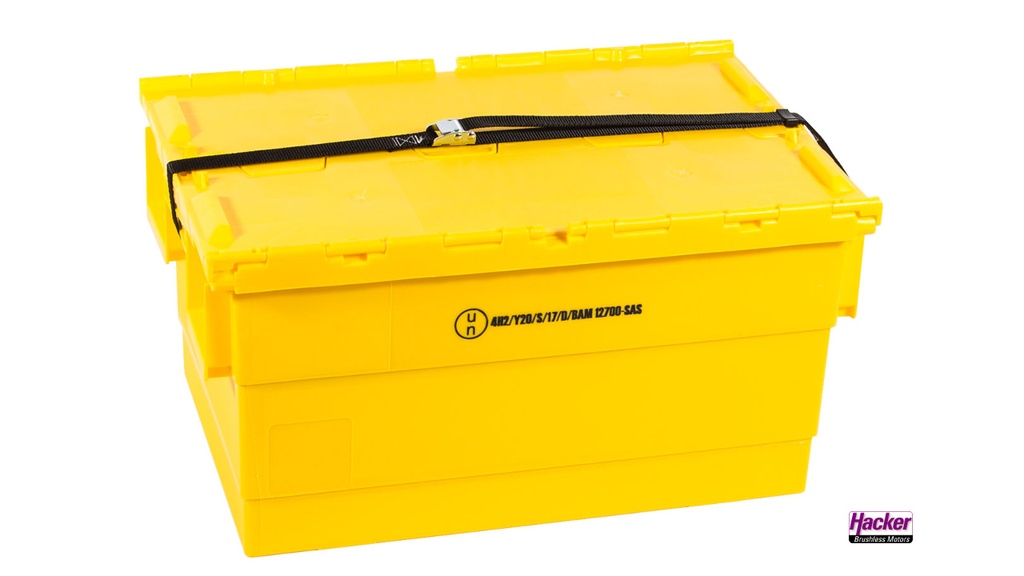Mehrweg Sicherheitsbox für Lithium Akkus mit 45l Extover