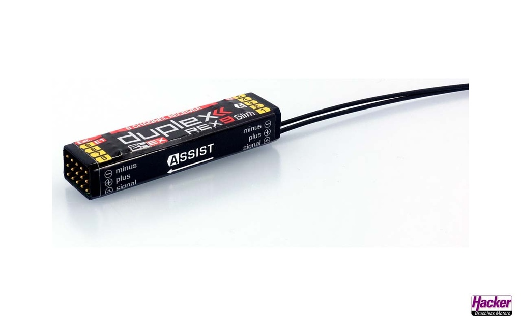 DUPLEX 2.4EX Empfänger REX 9 Slim Assist
