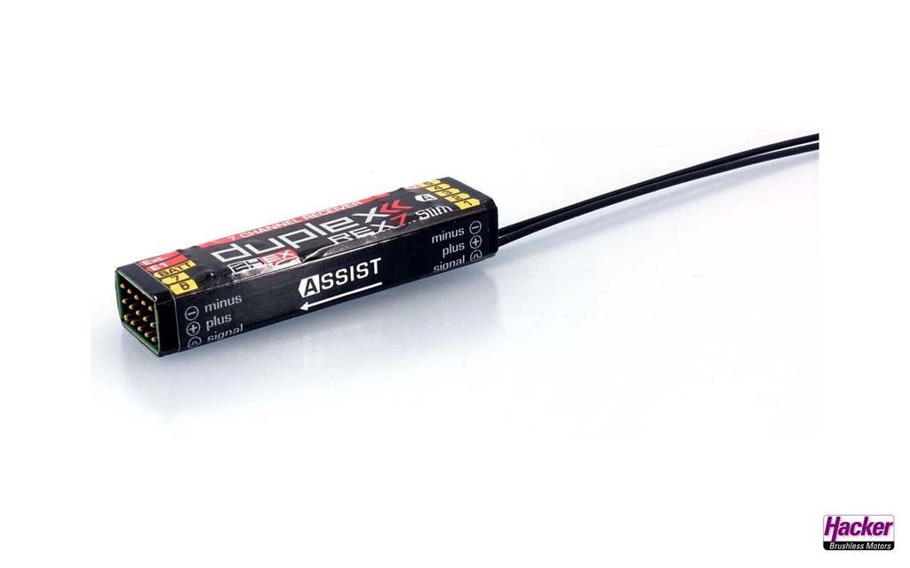 DUPLEX 2.4EX Empfänger REX 7 Slim Assist