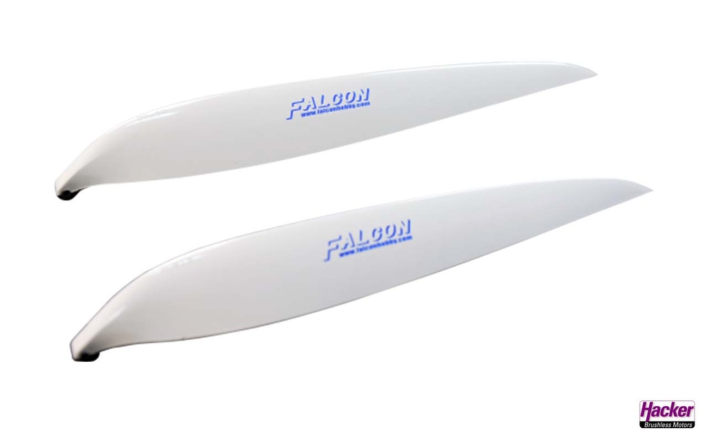 FALCON CFK-Klappluftschraube 15x12 weiss
