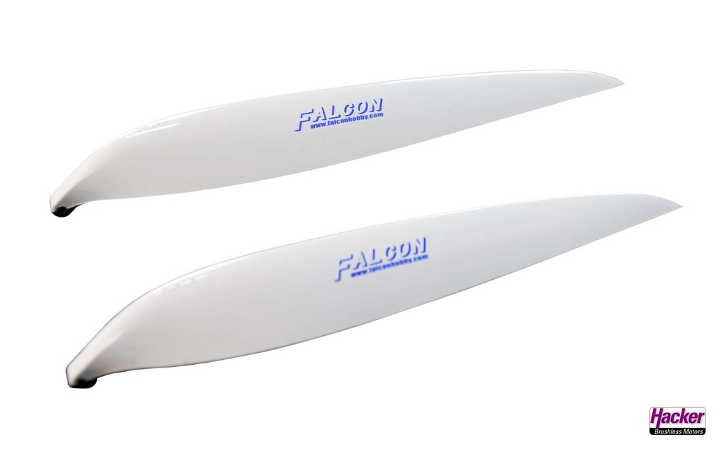FALCON CFK-Klappluftschraube 13x9 weiss