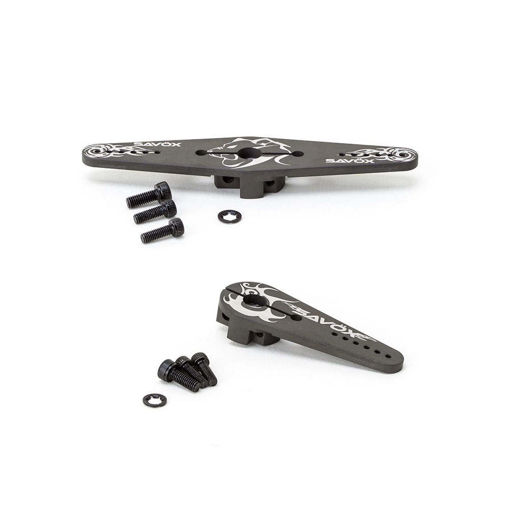 SAVÖX Servohebel SAVÖX Standardservo und Midiservo, Aluminium (2 Stk.)