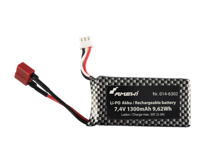 6302 Li-Po Akku 7,4V 1300mAh