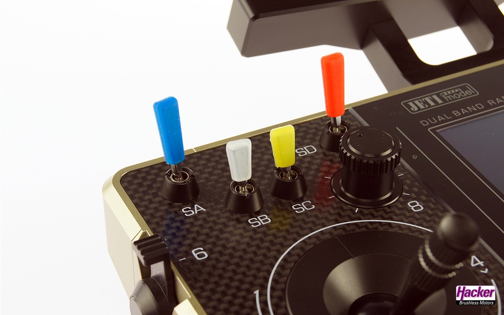 Schalterkappen MULTI COLOR (14 Stück)