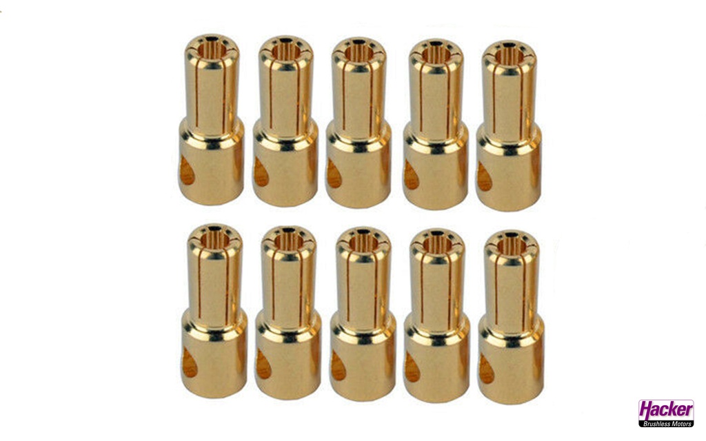 Goldstecker 5,5mm (10er Pack)