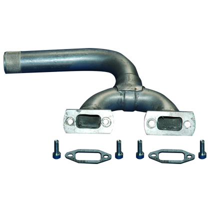 Auslasskrümmer 3W-140i R2 / 150i R2, 2 in 1, Y-Form