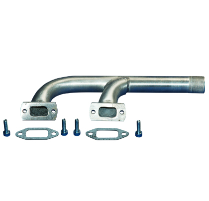 Auslasskrümmer 3W-140i R2 / 3W-150i R2, 2 in 1, F-Form