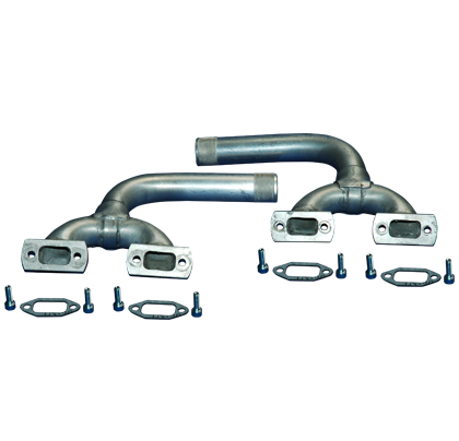 Auslasskrümmer 3W-140i B4, 2 in 1, Y-Form