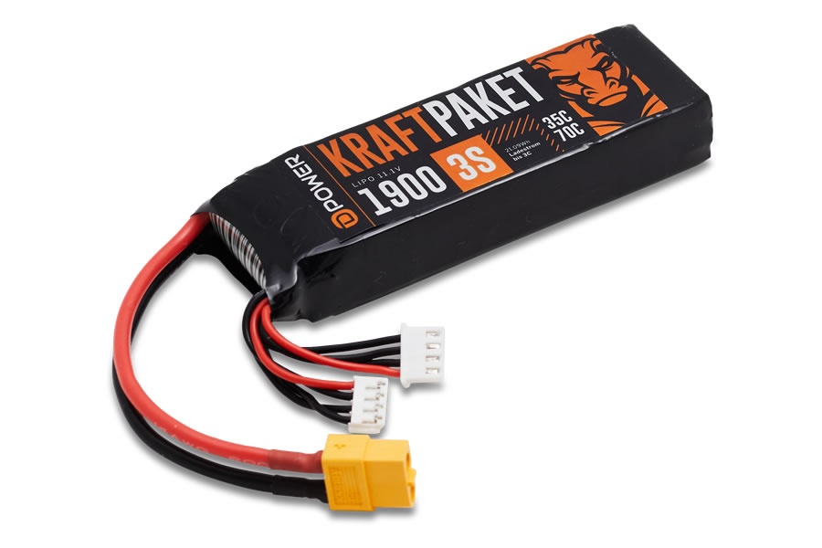 D-Power KRAFTPAKET 1900 3S LIPO 11,1 V 35/70C  - XT60