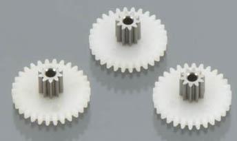 erstes Kunststoffzahnrad für Servo HITEC HS-125 MG