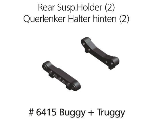 Querlenkerhalter hinten (2)  Kunststoff BasicLine