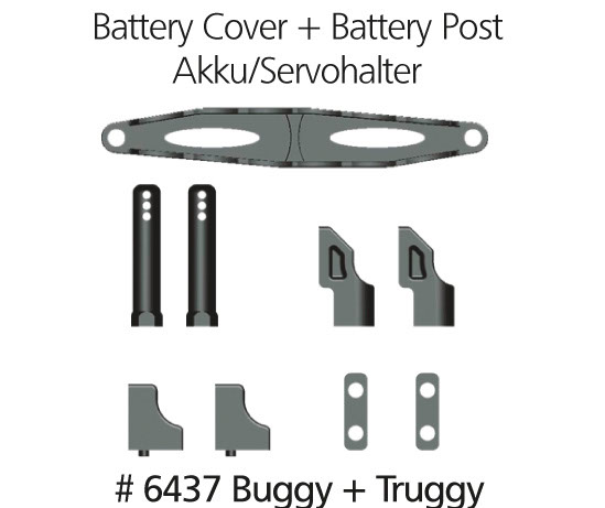 Akku/Servohalter  B+T