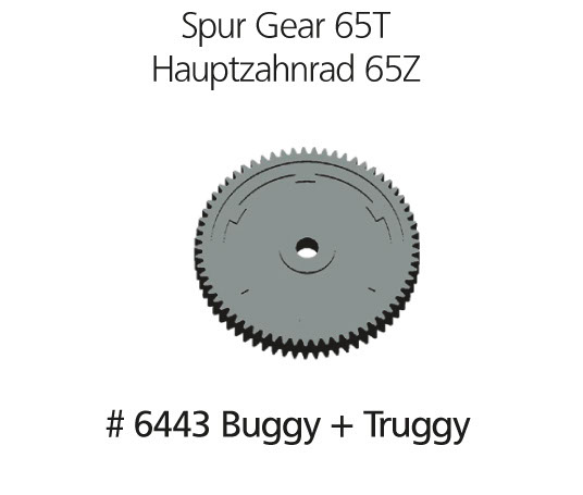 Hauptzahnrad 65 Z.  BasicLine