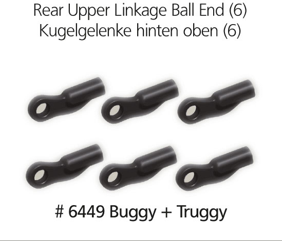 Hinterer obere Kugelpfanne für Lenkgestänge (6) BasicLine