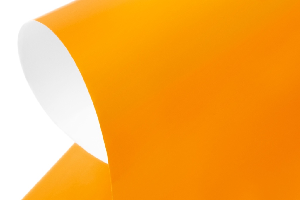 KAVAN Bespannfolie/Bügelfolie 64cm breit, 2m lang hellorange