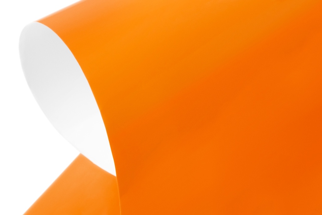 KAVAN Bespannfolie/Bügelfolie 64cm breit, 2m lang orange