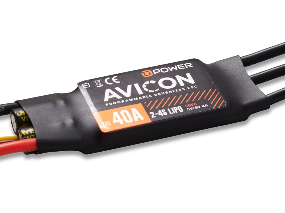 D-Power AVICON 40A S-BEC Brushless Regler