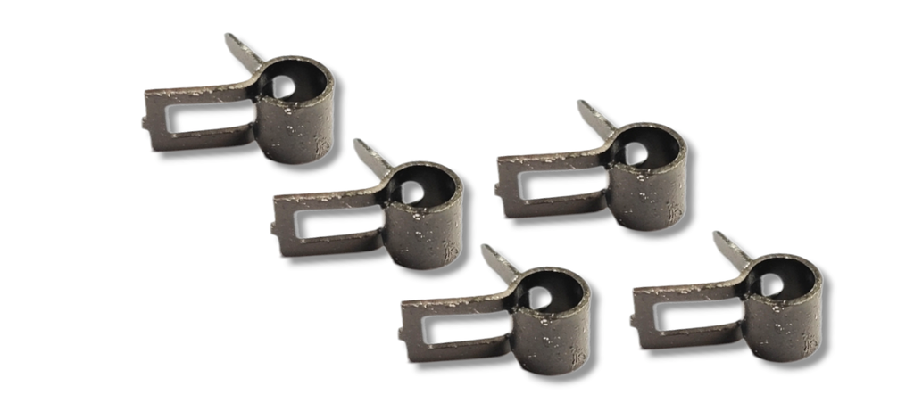5 Stück Federbandschelle Durchmesser 5mm