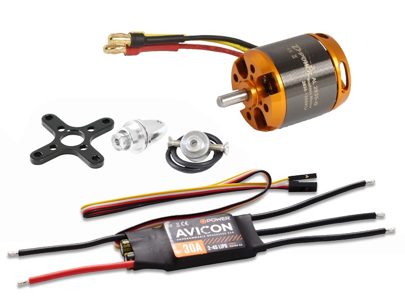 D-Power Brushless Set AL2835-6 & AVICON 30A Regler