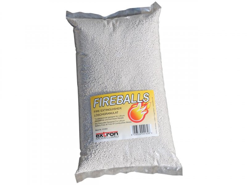 FIREBALLS Brandschutz Feuerlöschgranulat für Lithium Akkus / 5 Liter