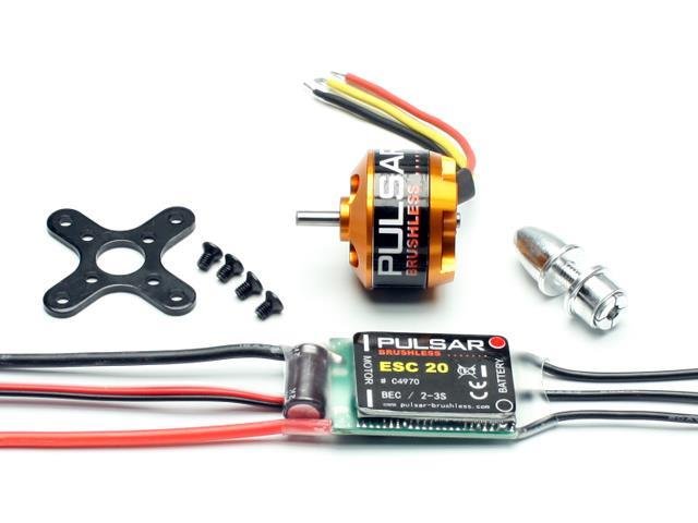 Brushless Motor Combo PULSAR P15-1000