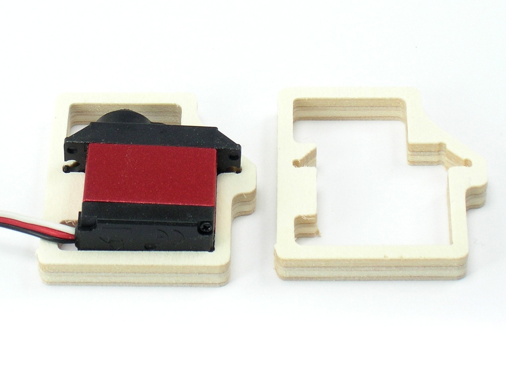 Servohalter für  Dymond Digitalservo DS 1600 MG (VE: 2 Stück)