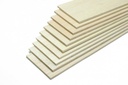 Balsa Brettchen 4,0 x 100 x 1000mm (VE=10St.)
