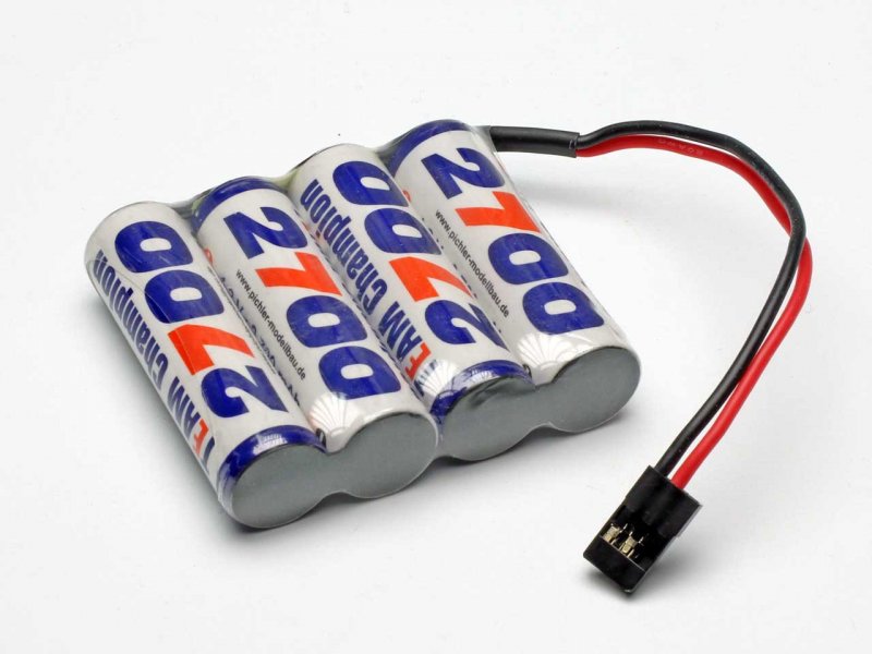 NiMH RX battery Team Champion 2700 - 4,8V (flat)