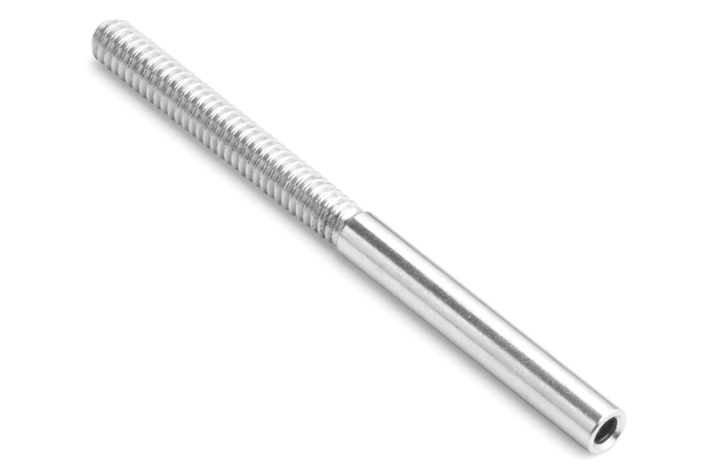 Stahl löthülse ohne Schlitz M2, d=1,0mm, 100 stück
