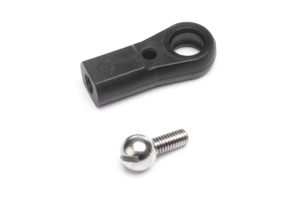 MAXI Ball Links M3, Screwball Outside 6,0mm w/h M3 shaft, 100 pcs.