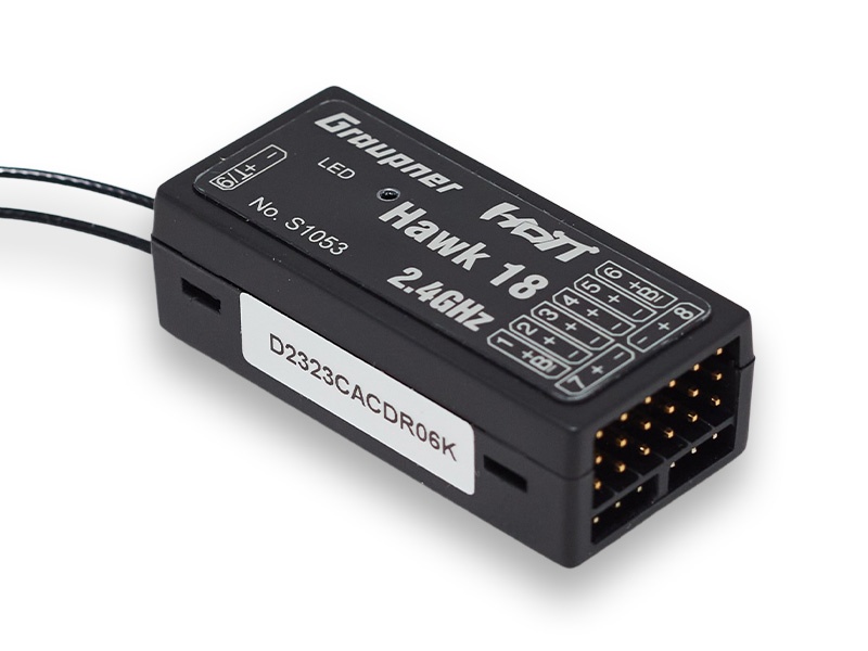 Graupner Hawk 18 HoTT - 2.4 GHz Empfänger