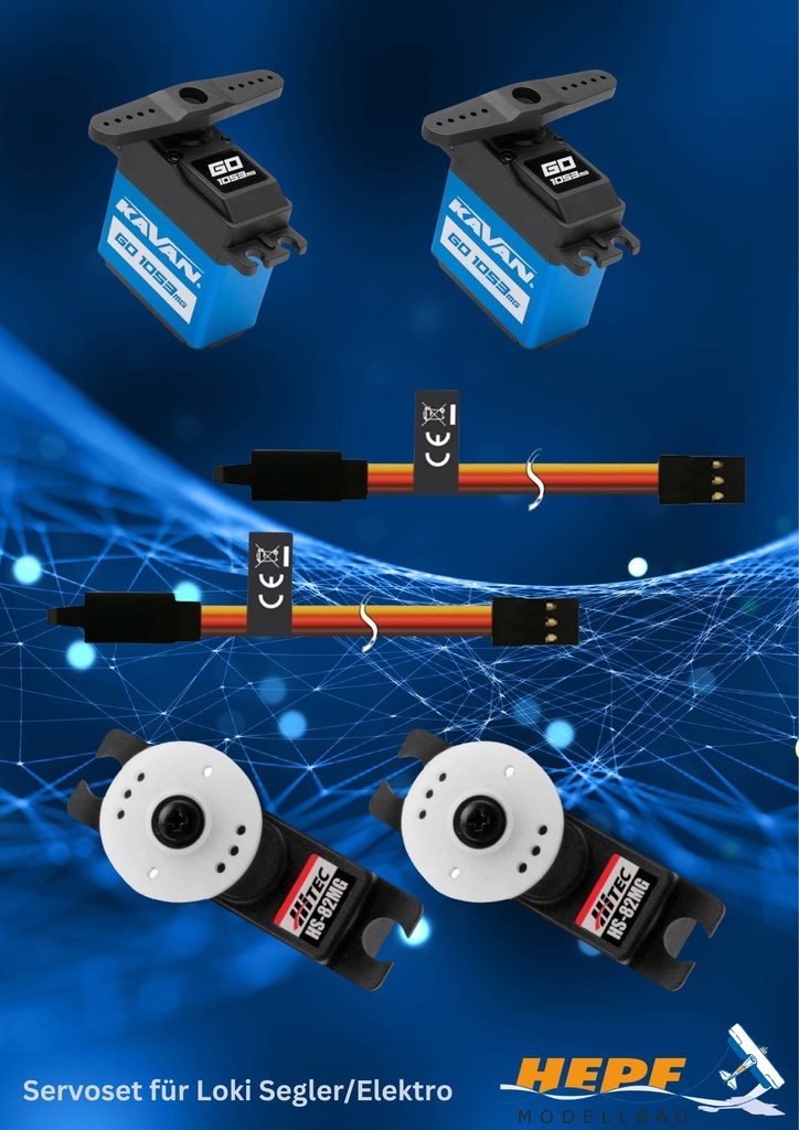Servoset für Loki Segler/Elektro