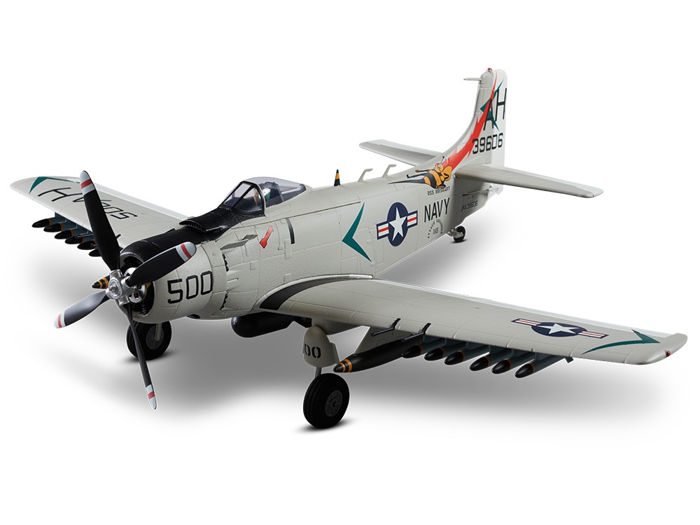 DERBEE A1 Skyraider Warbird PNP grau - 80cm