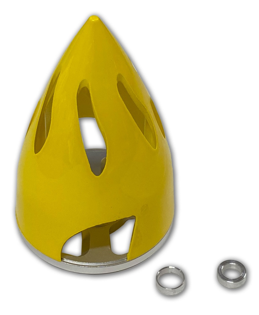 Turbospinner 63mm für 9/8/6mm Mitnehmer gelb