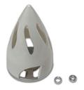 Turbospinner 76mm für 9/8/6mm Mitnehmer weiß