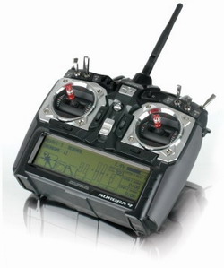 Hitec Aurora 9 AFHSS 2,4 GHz Multi-Mode mit Optima 9 Kanal Empfänger